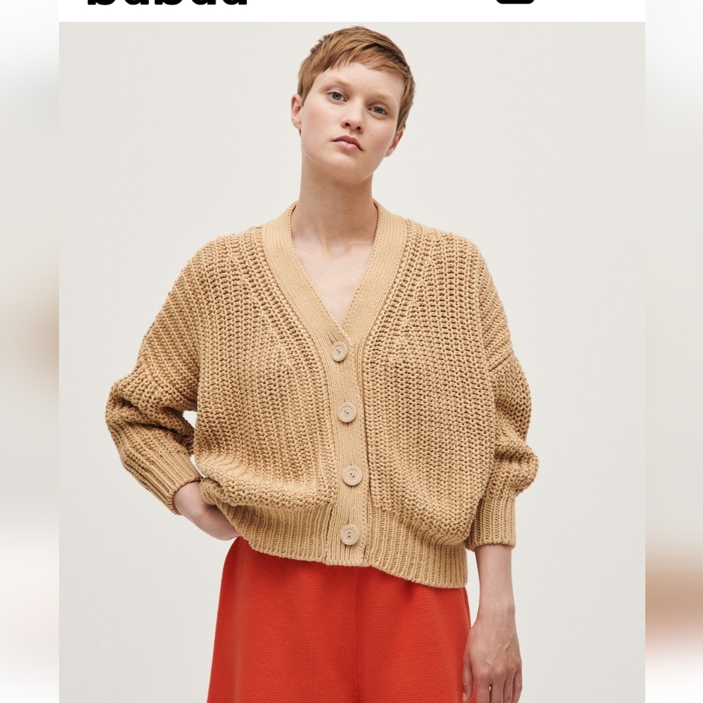 Babaa no 18 Cardigan in Clay Pot